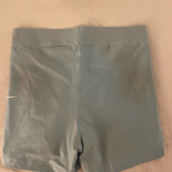 Baby Blue Nike Pro Dri-Fit Spandex Shorts Size S - Picture 3 of 4